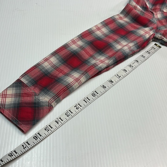 True Religion Women’s Western Plaid Flannel Shirt. Sz M - Picture 12 of 13